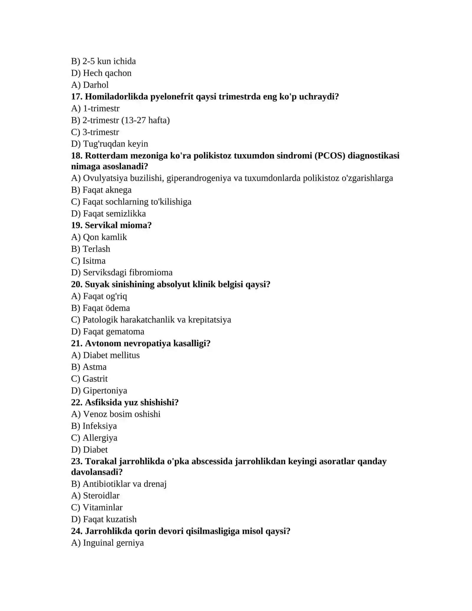 ARGOS savollari javoblari bilan 3