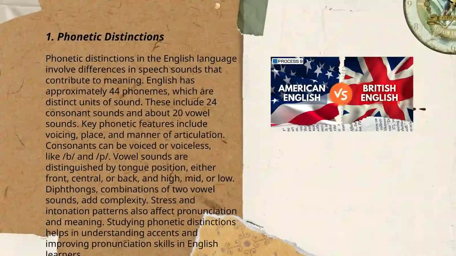 Comparative Analysis of Pronunciation Differences between British English and American English 3