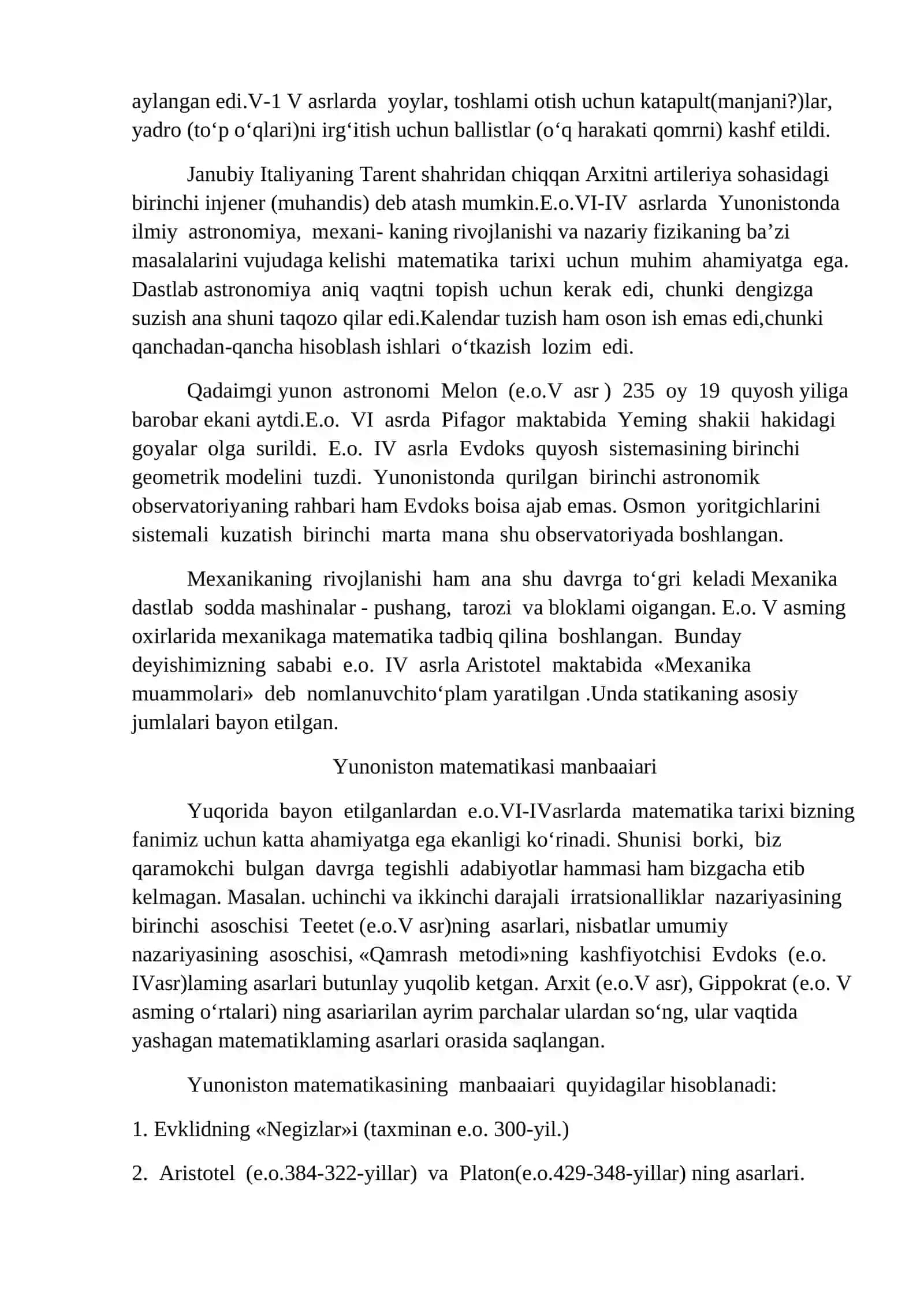 Qadimgi yunon matematikasi 3