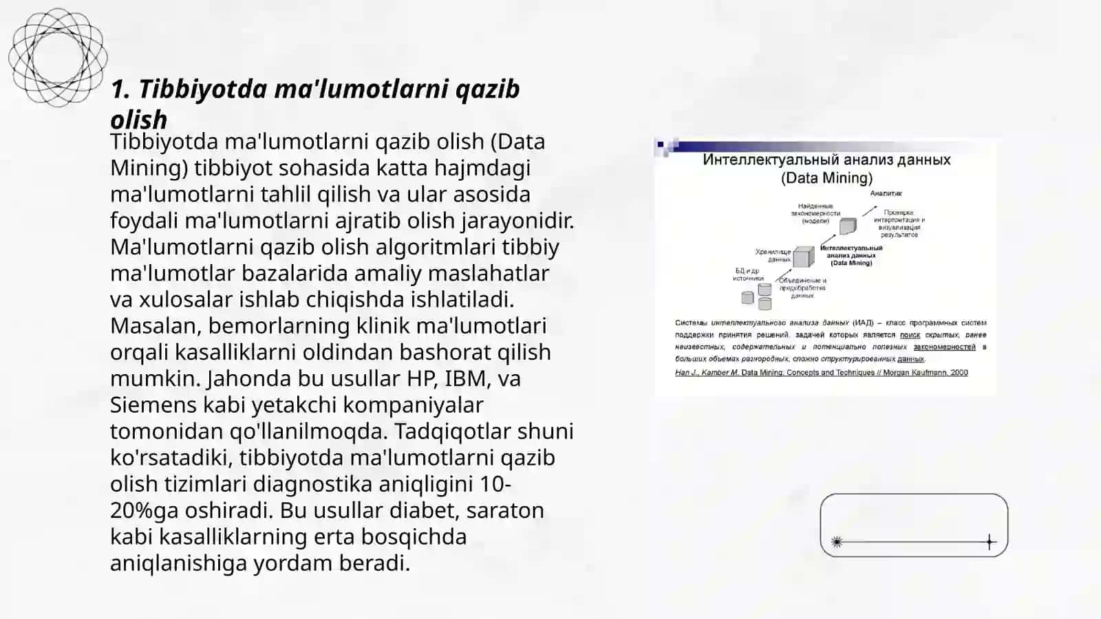 DataMiningning turli predmet sohalarda qoʻllanishi 3