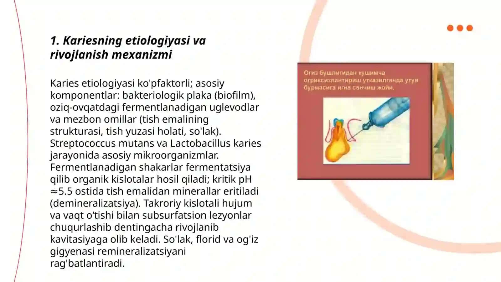 Stamatologiyada karesni umumiy davolash 3