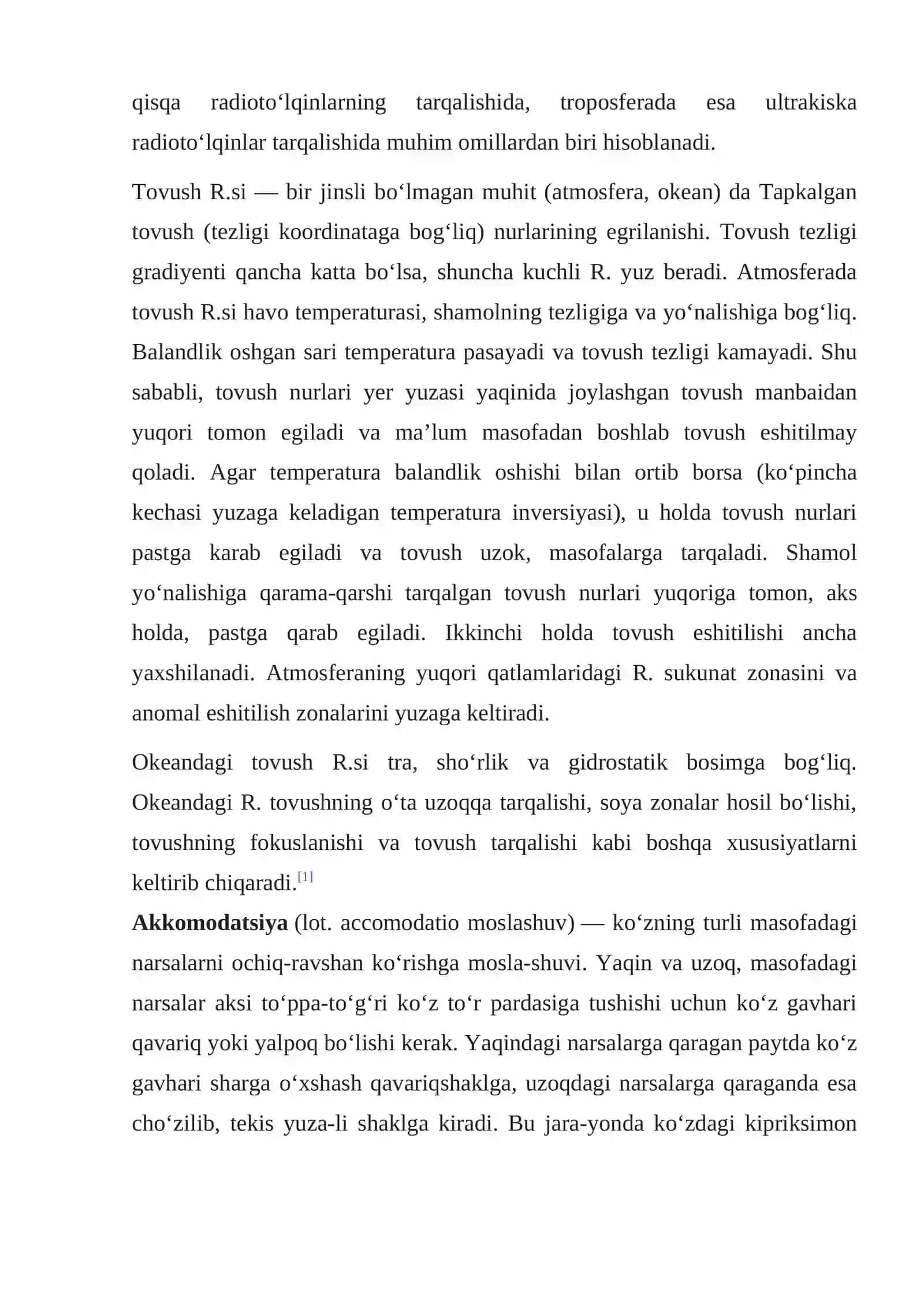 Refraksiya va Akkomodatsiya tushunchasi 3