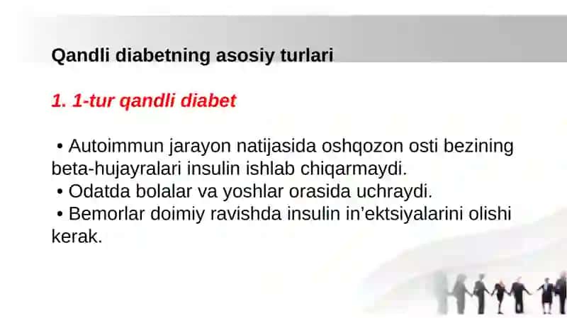 Qandli diabet 3