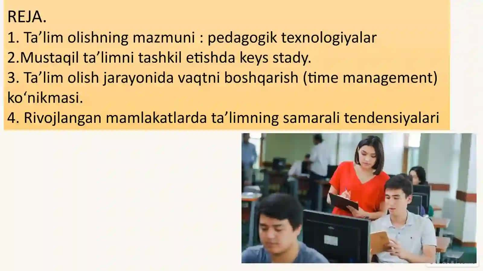 AKADEMIK KO'NIKMALAR VA KASBIY KOMPETENTLIK FANI 3