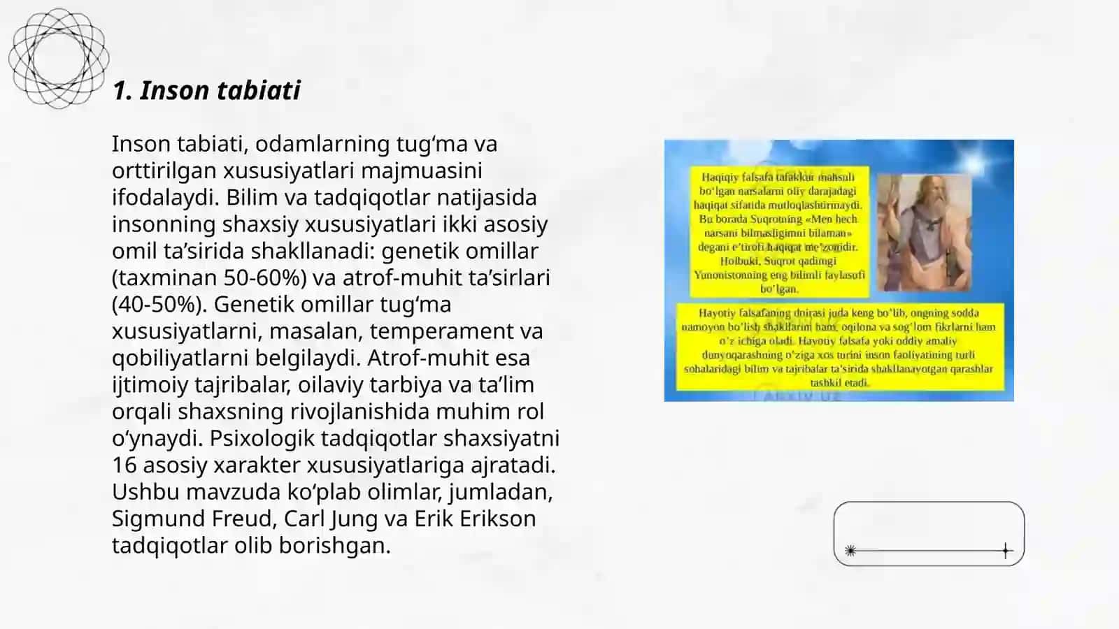 Inson falsafasi 3