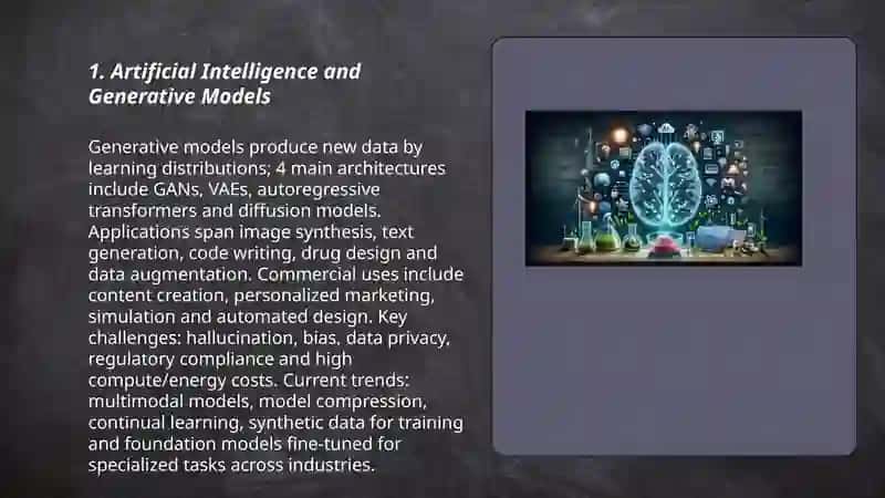 Artificial Intelligence and Generative Models 3