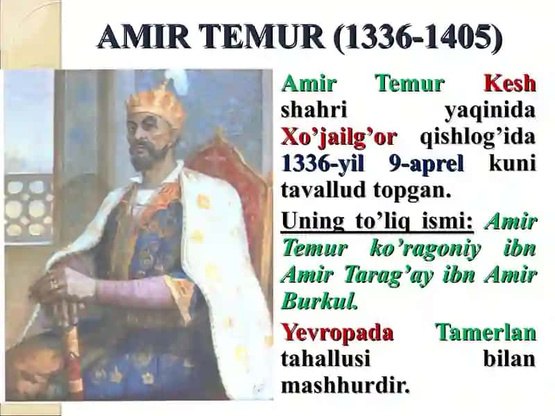 AMIR TEMUR VA TEMURIYLAR DAVRIDA IJTIMOIY-IQTISODIY, SIYOSIY VA MADAANIY HAYOT. 3