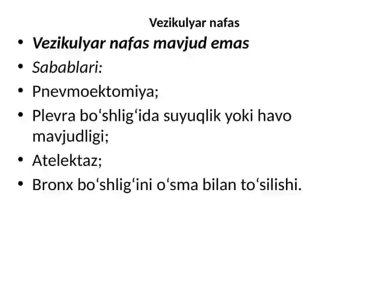 Vezikulyar nаfаs 3