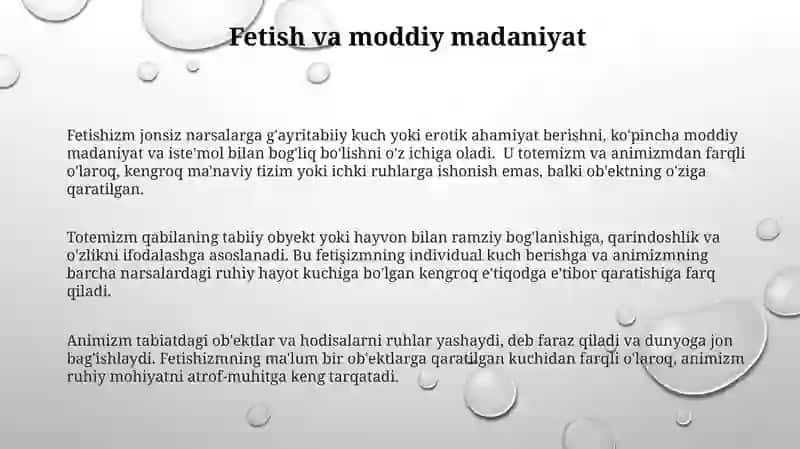Totemizm animizm fetishizm 3