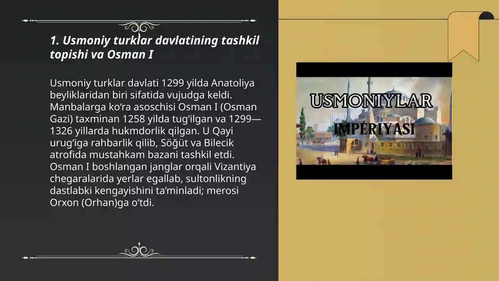 Usmoniy turklar davlati (Uch qit'ani birlashtirgan sultonlik) 3