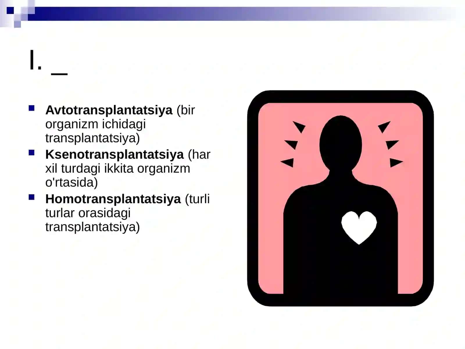Transplantologiya va endovizual jarrohlik asoslari, robototexnika 3