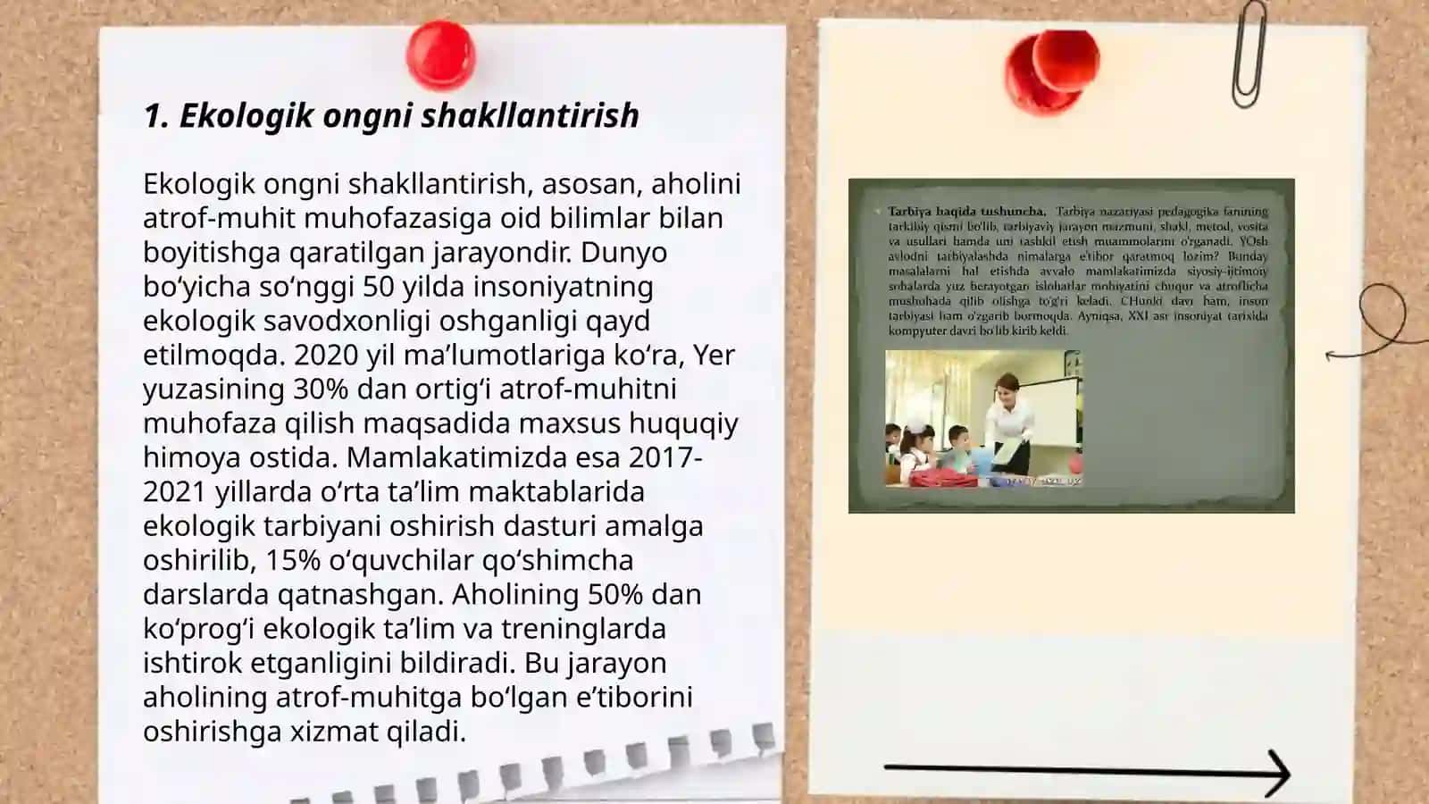 Boshlang'ich sinf o'quvchilariga ekologik tarbiya berishning maqsad va vazifalari 3