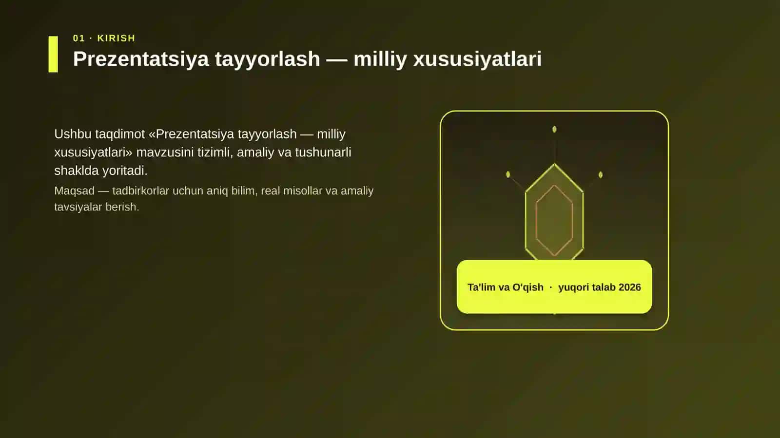 Prezentatsiya tayyorlash — milliy xususiyatlari 3