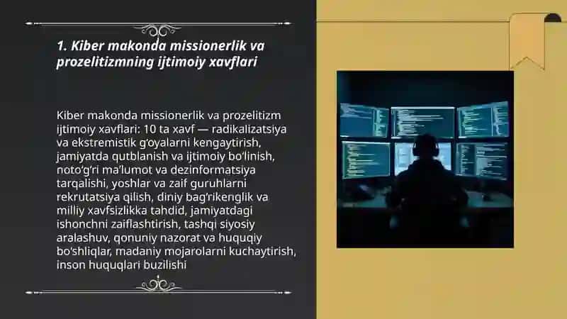 KIBER MAKONDA DIN. MISSIONERLIK VA PROZELITIZMNING IJTIMOIY- SIYOSIY XAVFI 3