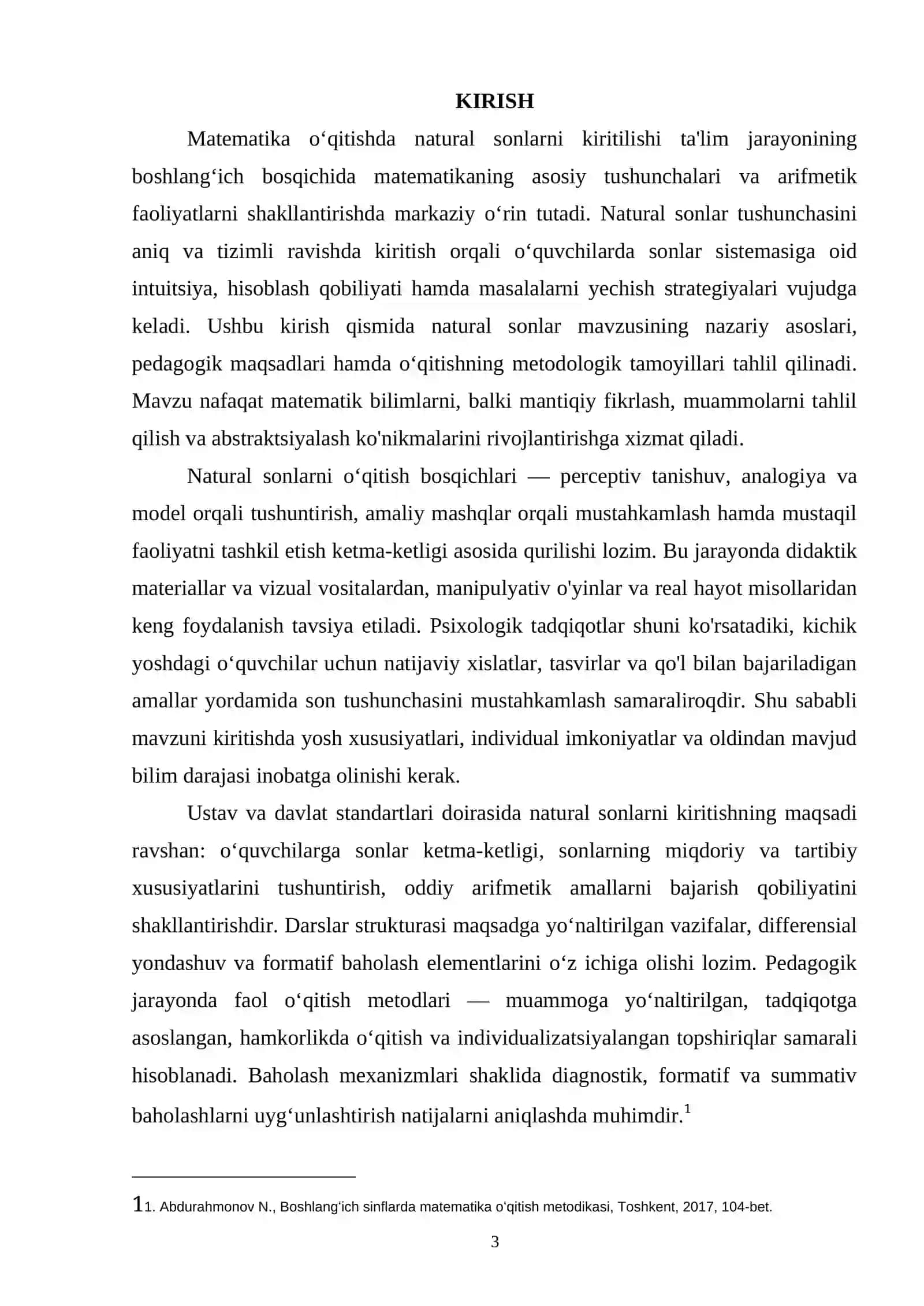 Natural sonlarni kiritishda pedagogik 3