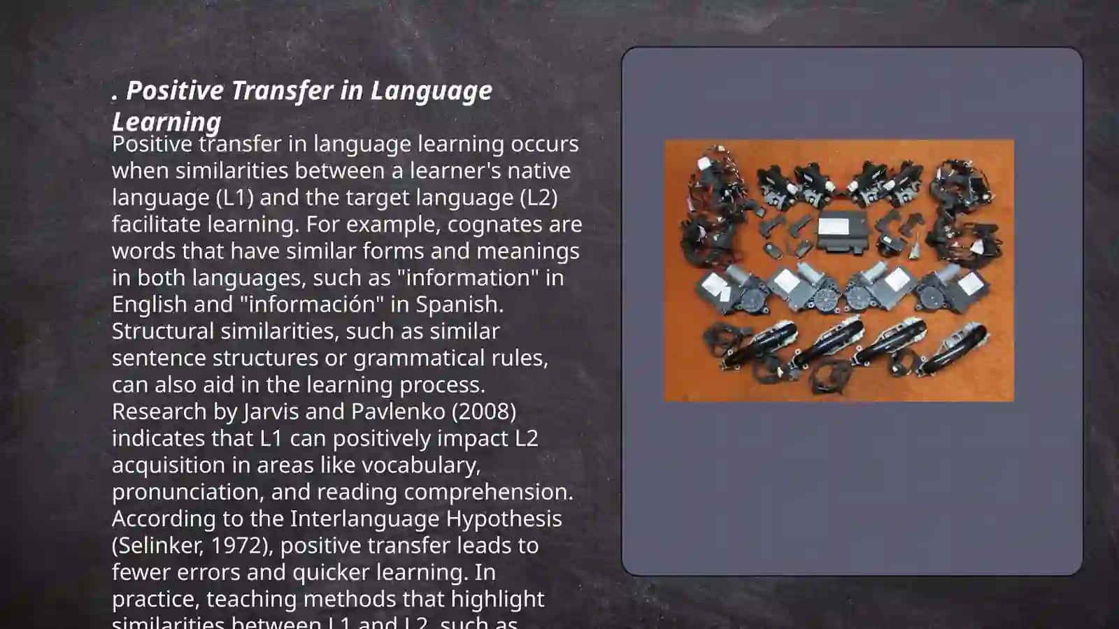 Positive Transfer in Language Learning 3