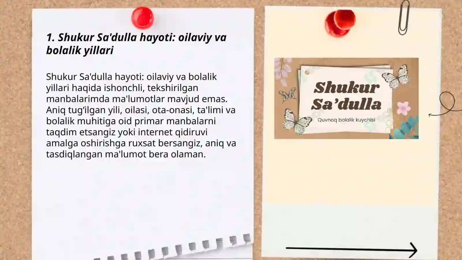 Shukur Sa'dulla hayoti va ijodi 3