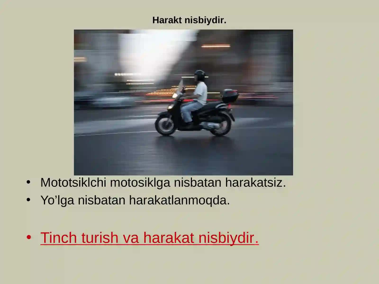Mexanik harakat 3