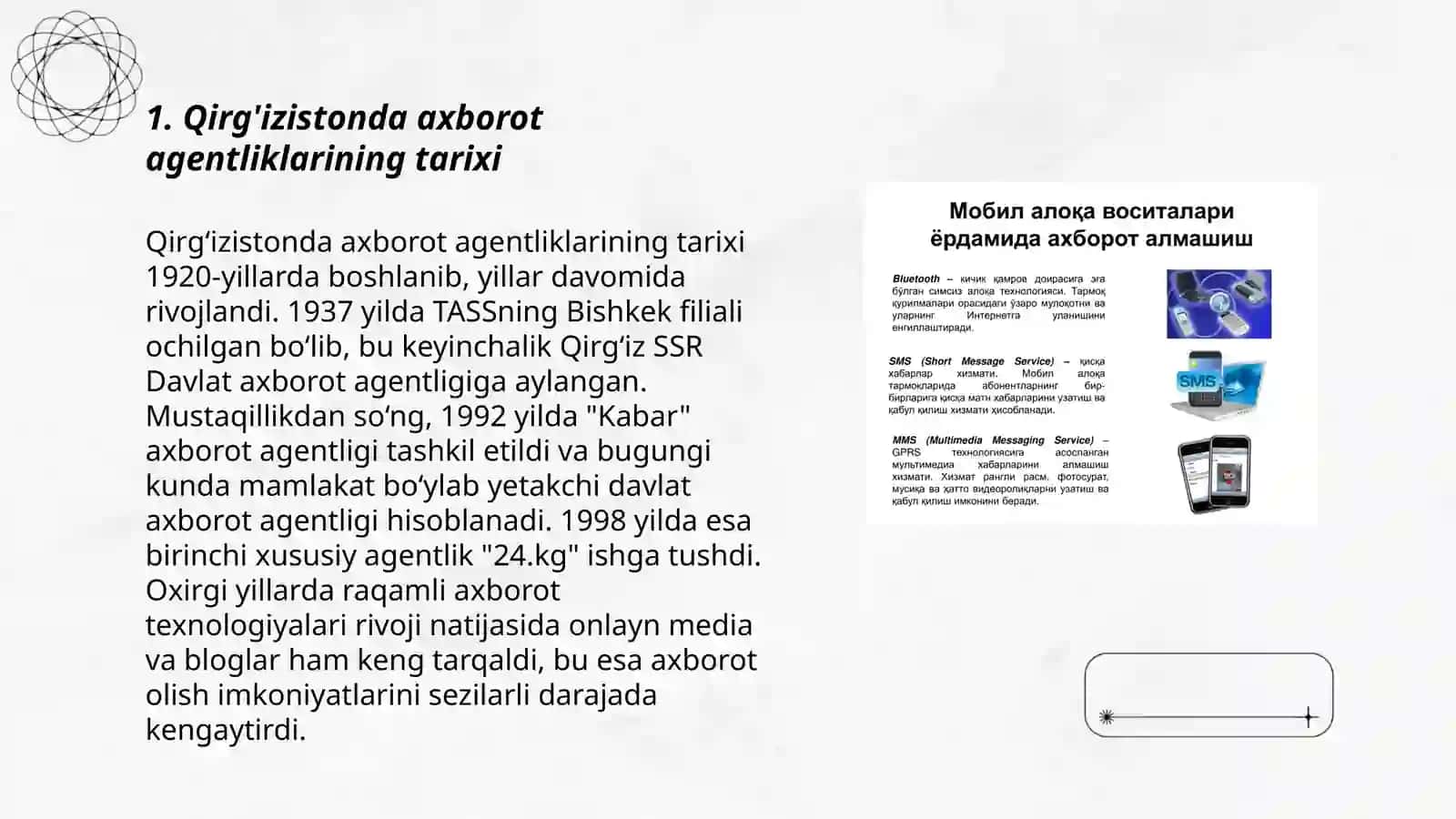 Qirg'izistonda axborot agentliklarining tarixi 3