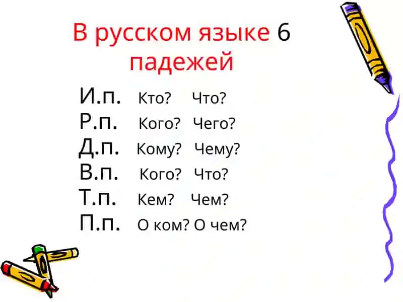 Склонение существительных 3