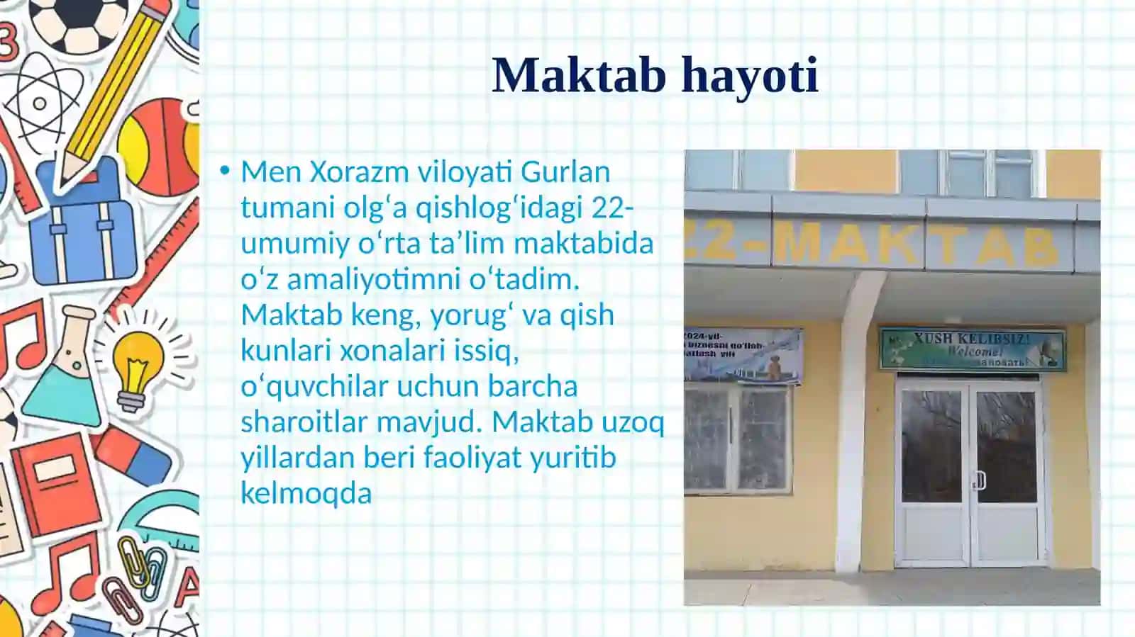 Amaliyot hujjatlari haqida slayd 3