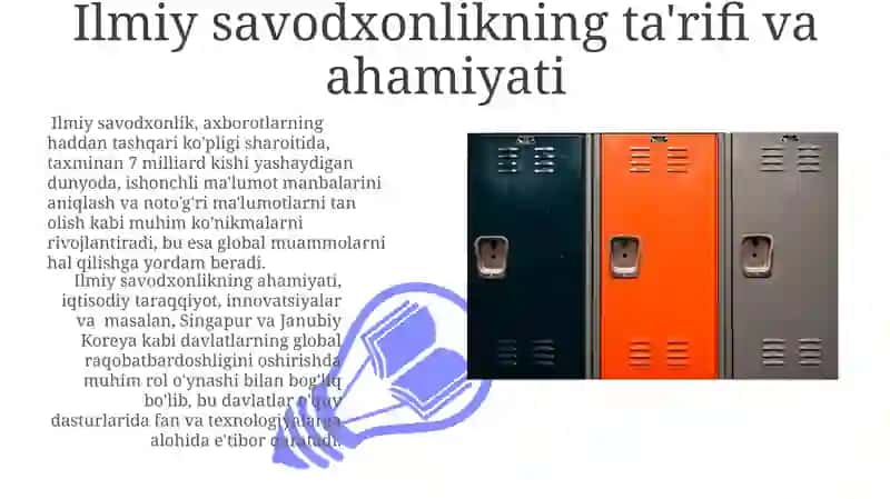 Ilmiy Savodxonlikni Shakillantirishning Zamonaviy Usullari 3