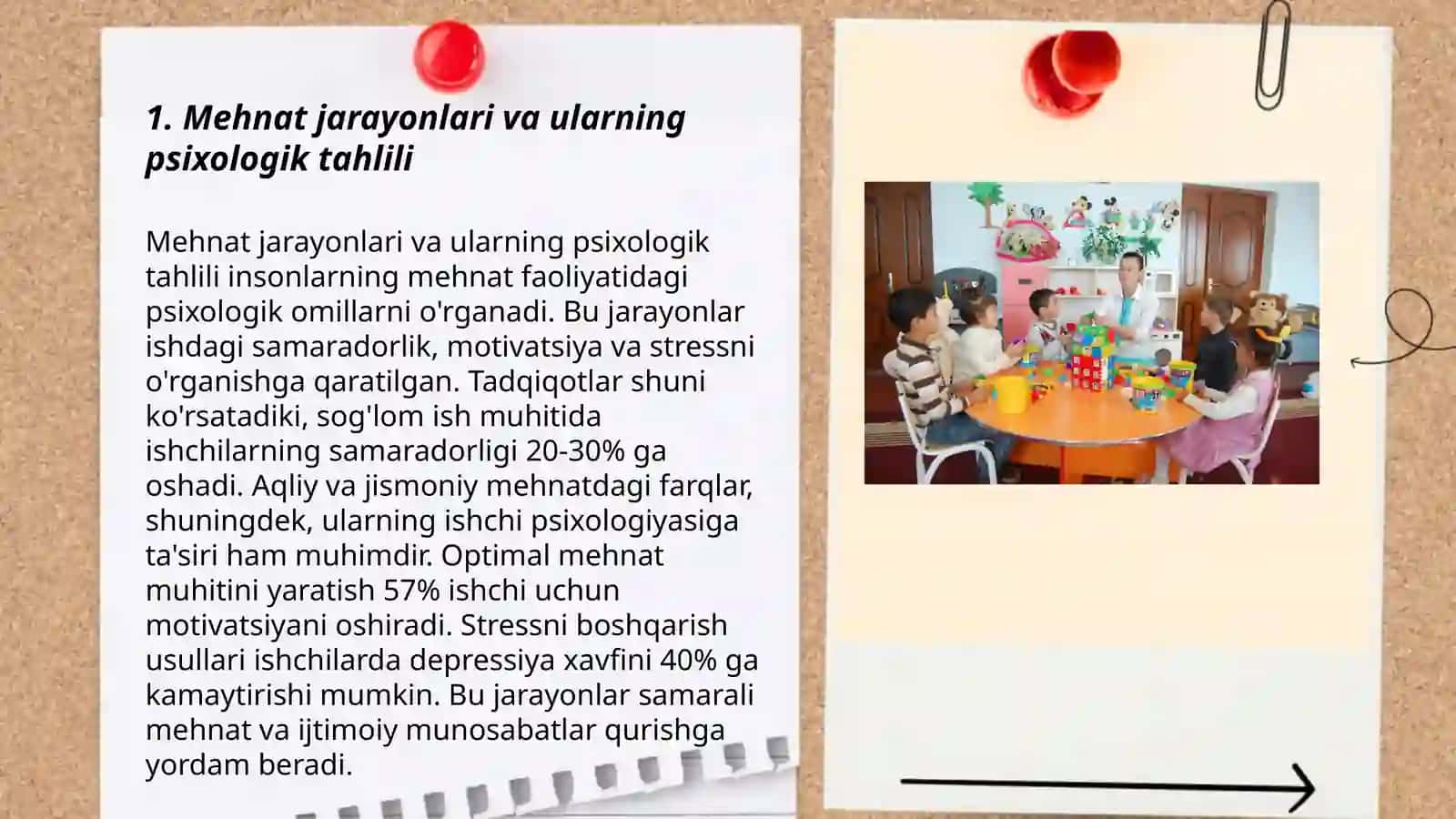 Mehnat faoliyati va psixik jarayonlar 3