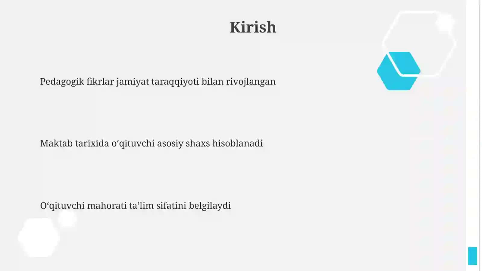 Pedagogik fikrlar va maktab tarixidaoʻqituvchimahorati 3