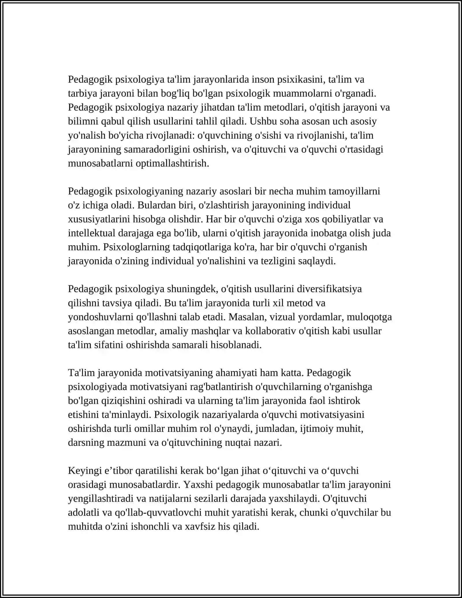 PEDAGOG PSIXALOGIYASI 3