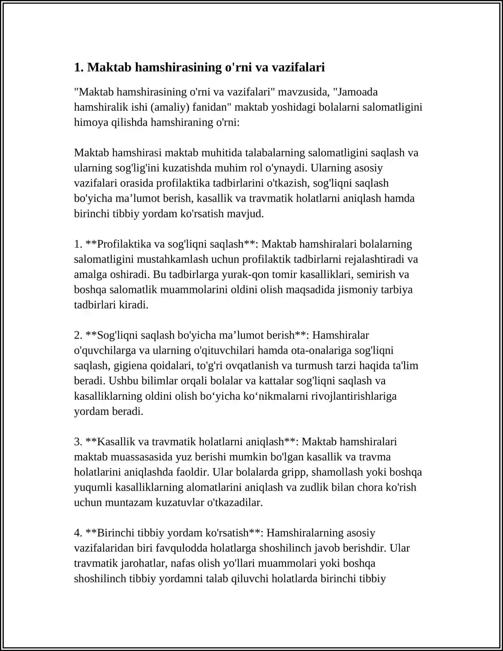 JAMOADA HAMSHIRALIK ISHI (AMALIY) FANIDAN 3