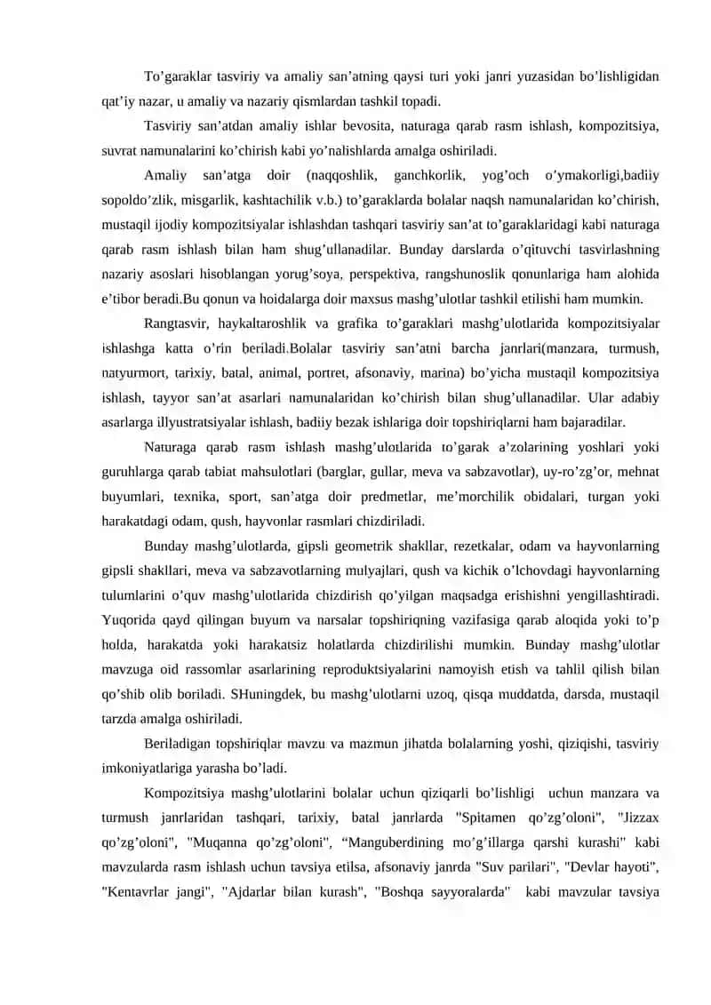 Tasviriy san’atdan sinfdan tashqari ishlar 3