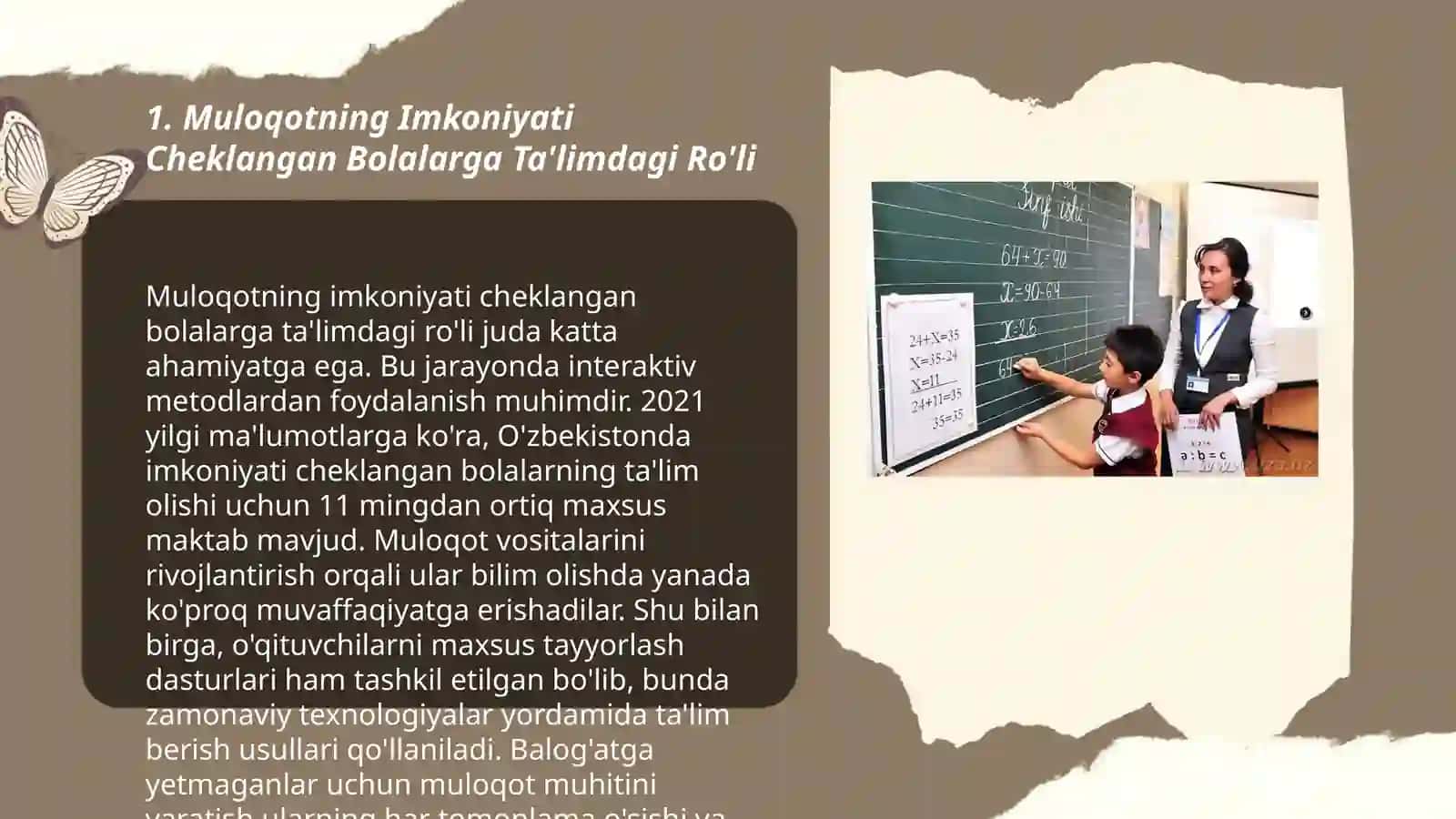 Muloqotning Imkoniyati Cheklangan Bolalarga Ta'limdagi Ro'li 3