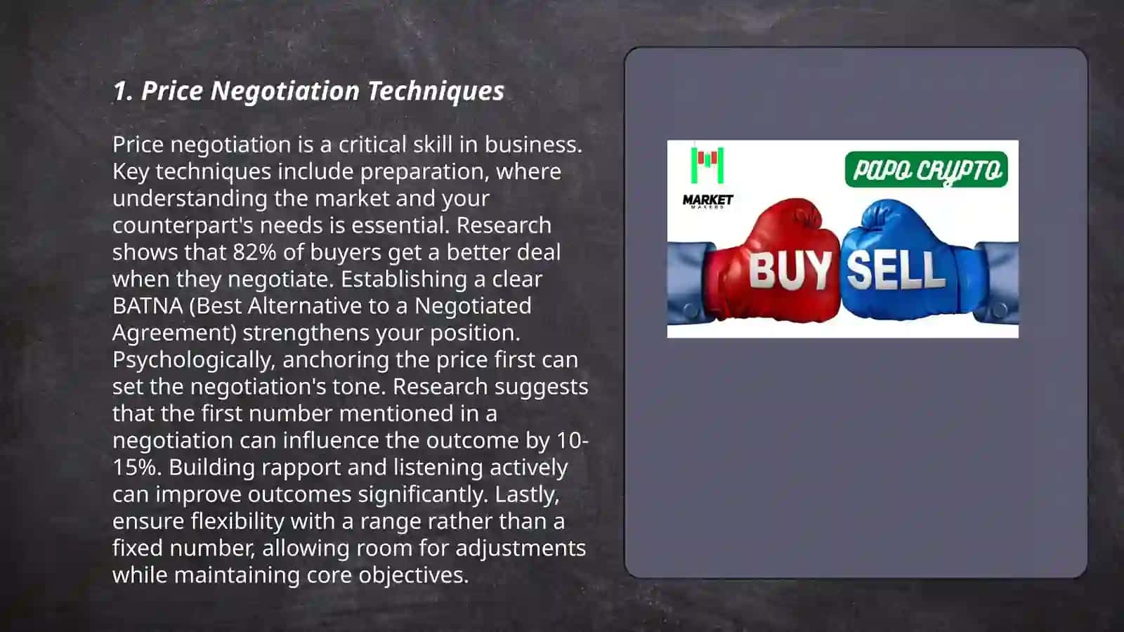 Price Negotiation Techniques 3