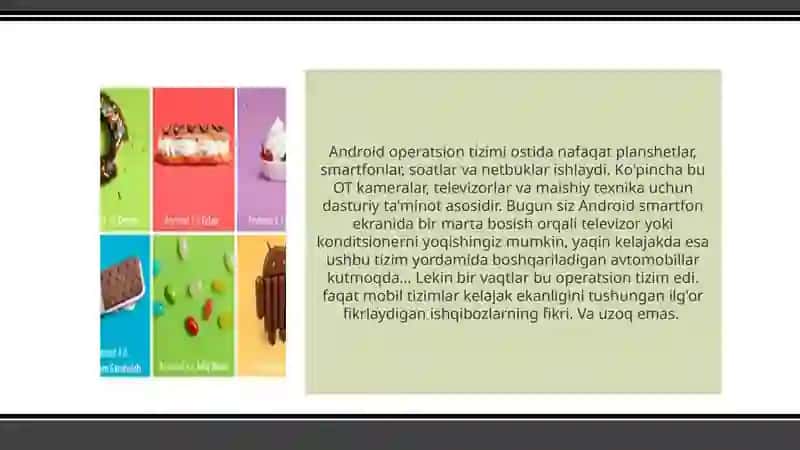 Android va IOS operatsion tizimlari 3