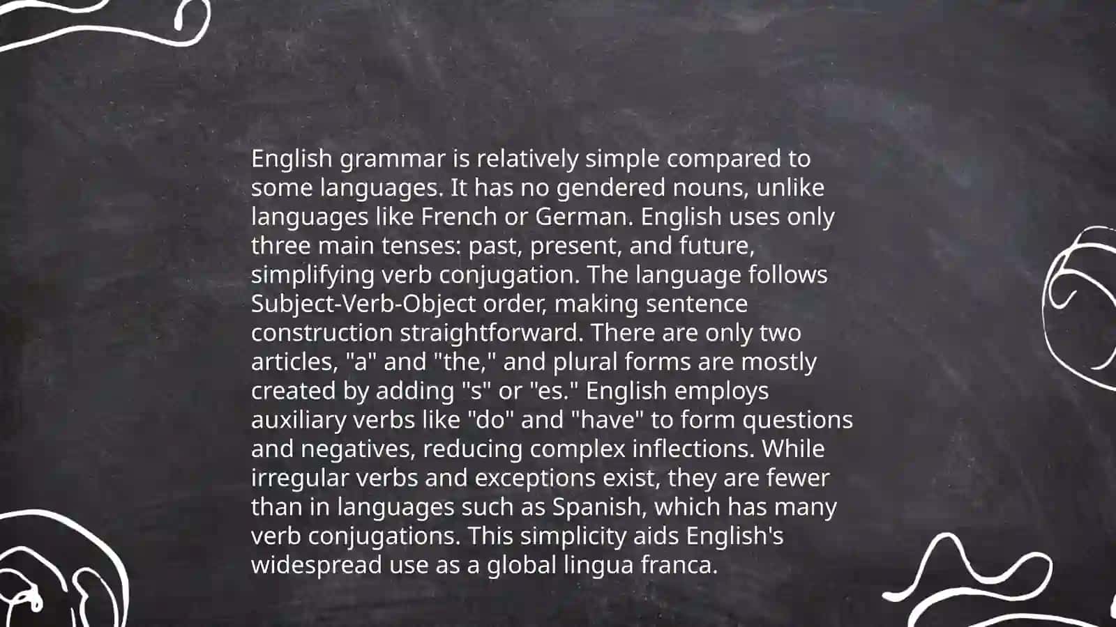 Characteristics of english language 3