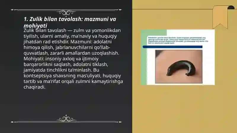 Zulik bilan tavolash 3