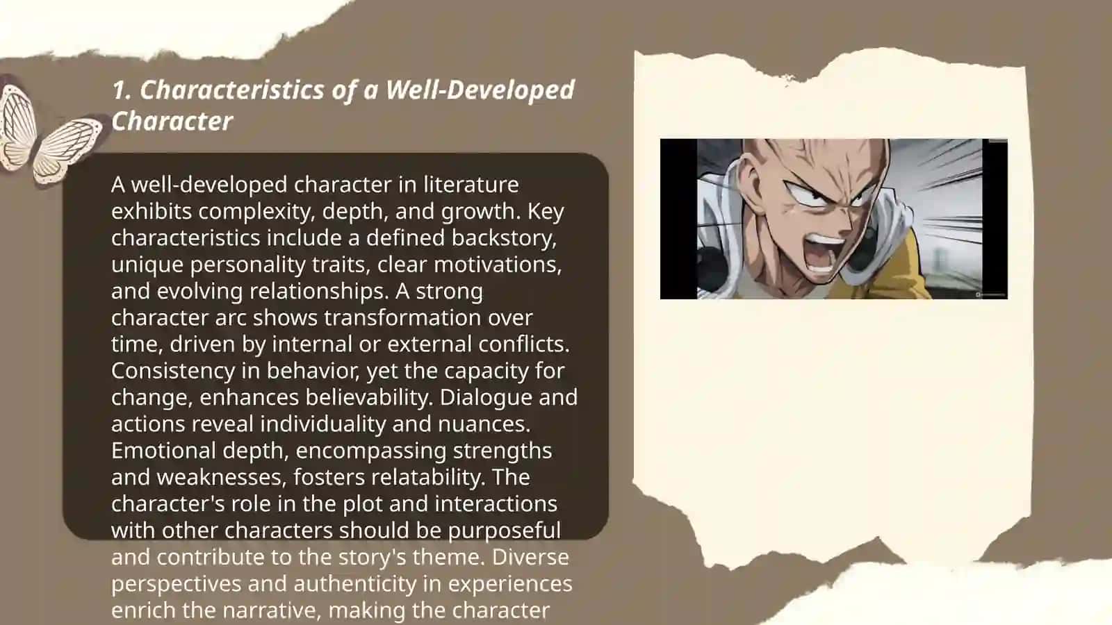 Characteristics of a Well-Developed Character 3
