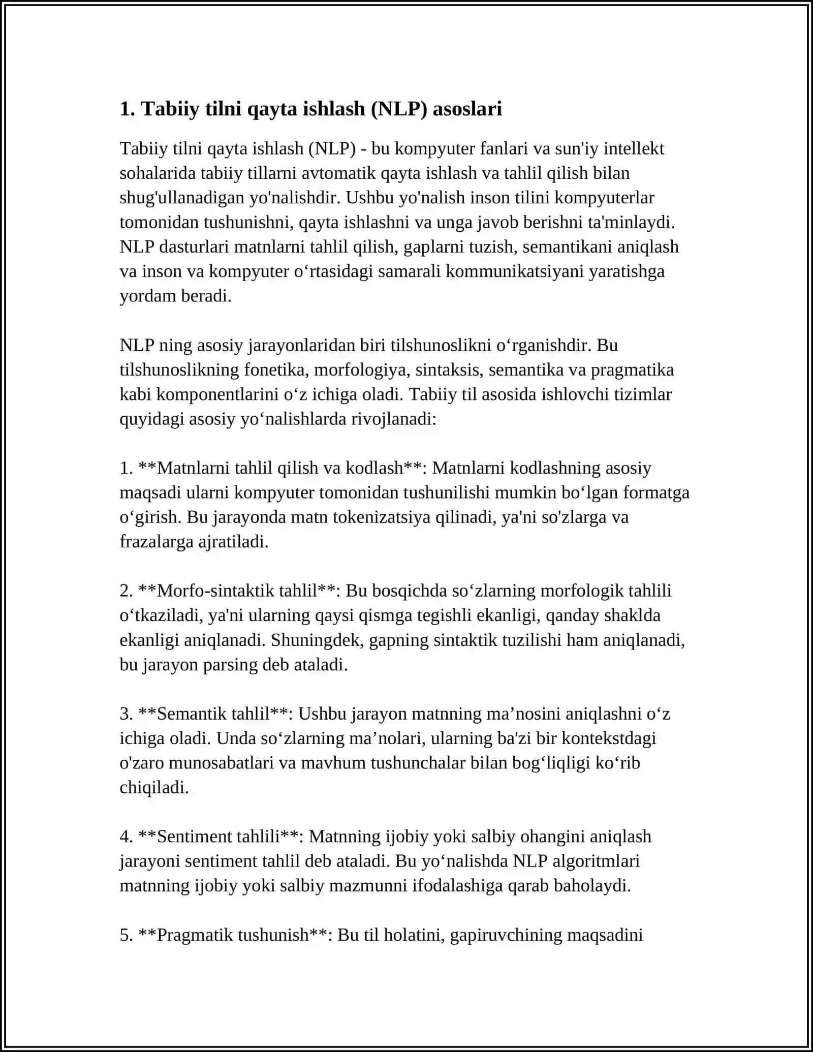 ZAMONAVIY NLP TIZIMLARIDA TIL MODELLARINING UMUMIY TUSHUNCHASI 3