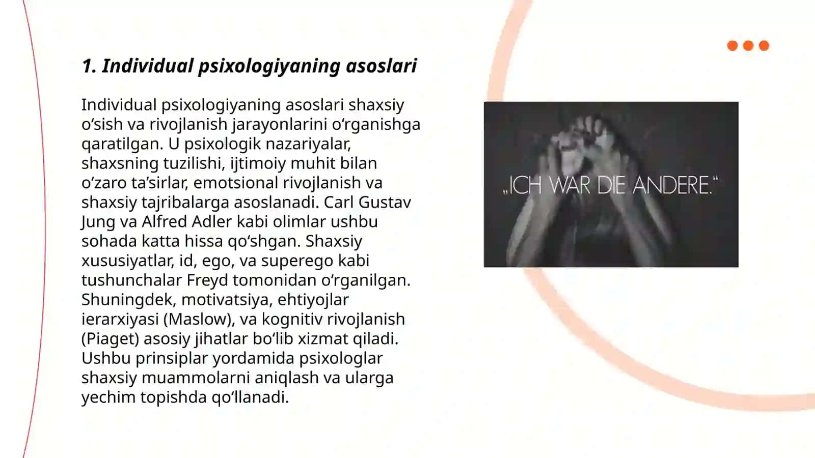 Individual psixologiyasi 3