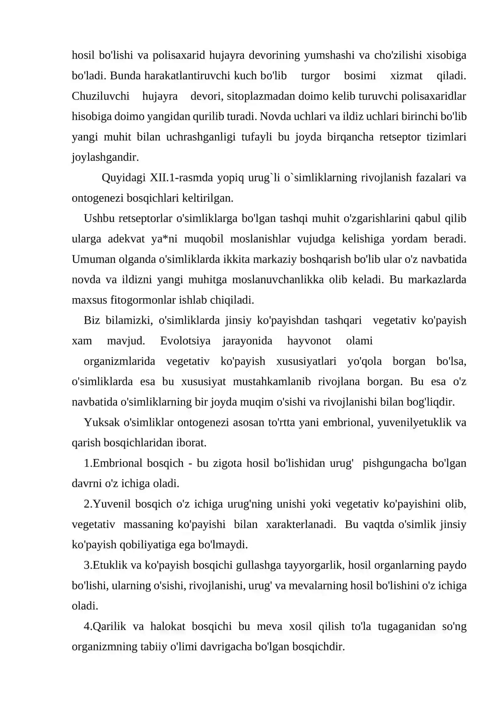 Ontogenez va uning bosqichlari 3