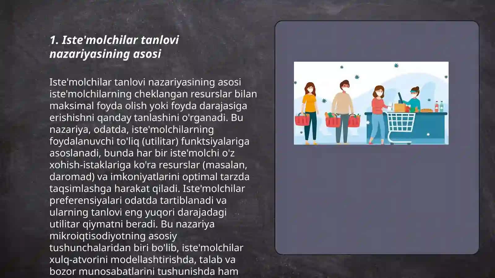 Iste'molchilar tanlovi Nazariyasi 3