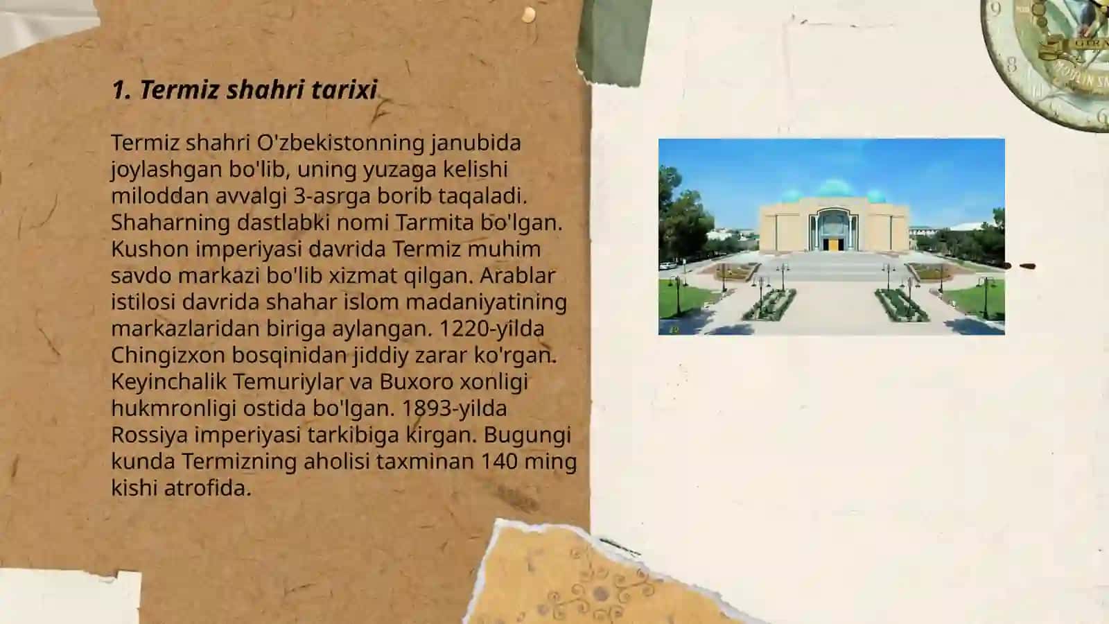 Termiz davlat arxeologiya muzeyi 3