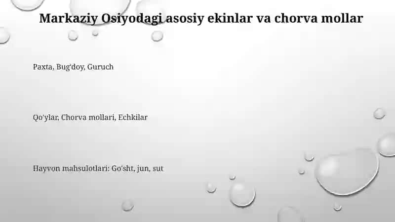 Markaziy Osiyo qishloq xoʻjaligi landshafti va amaliyoti 3