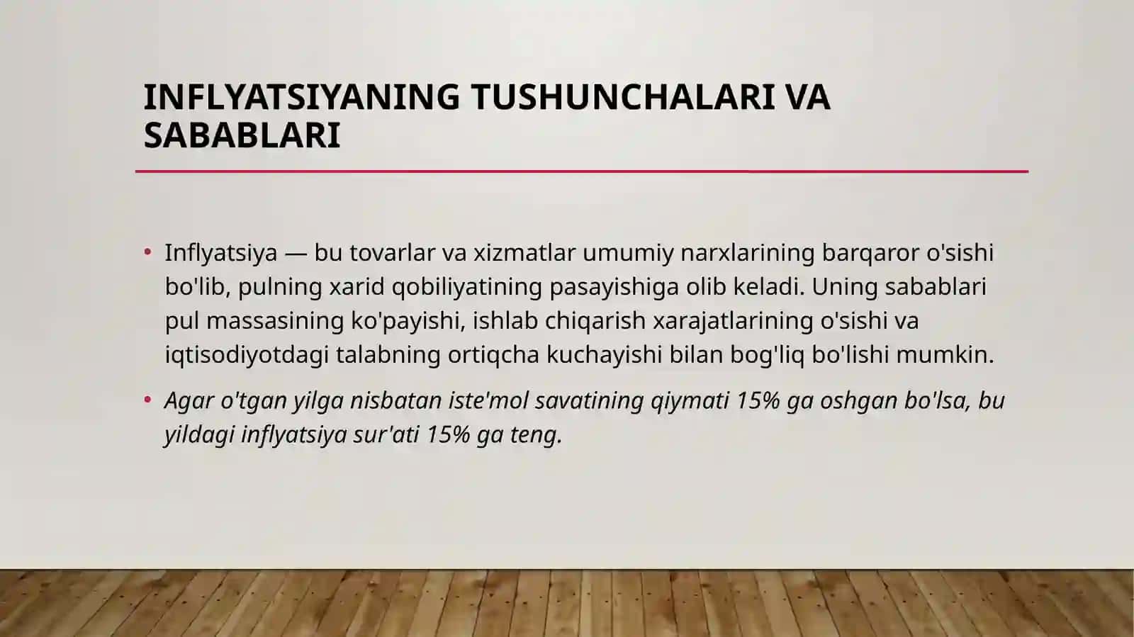Dinamik Makroiqtisodiyot: Inflyatsiyaning Dinamik Modellariga Kirish 3