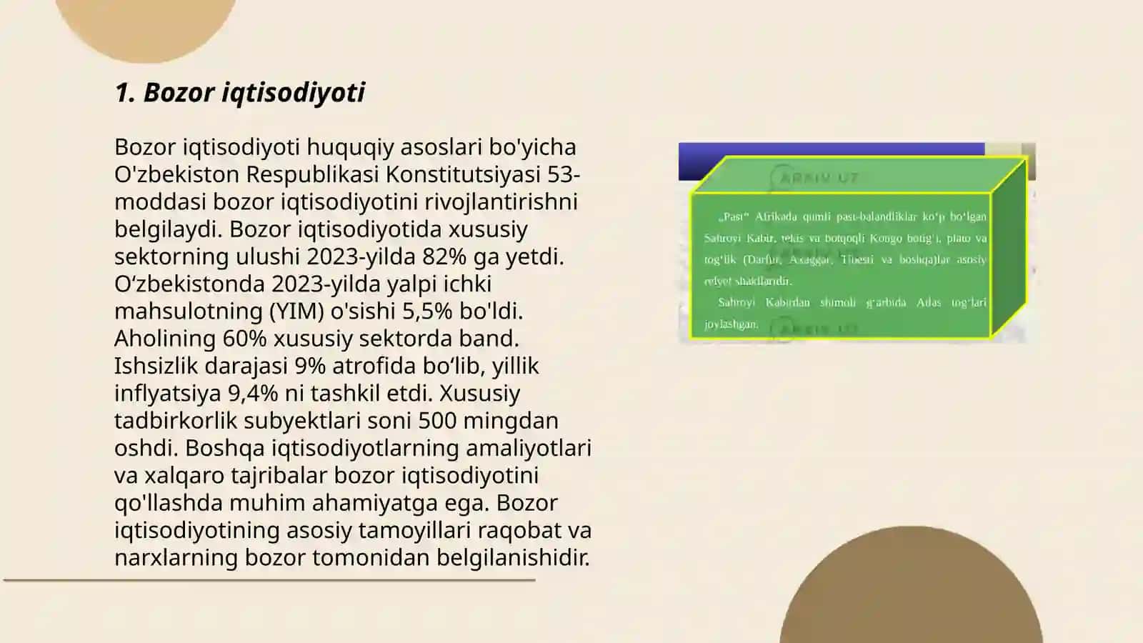 Bozor va uning tuzilishi 3