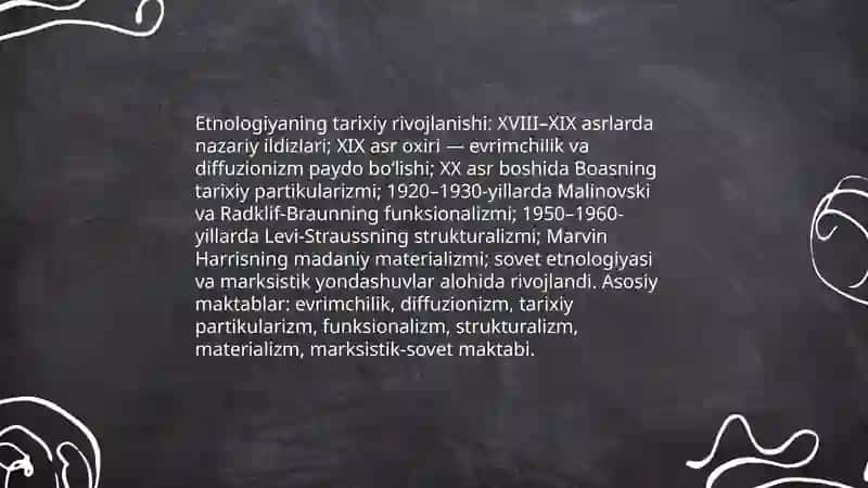 Etnalogiyanig asosiy yonalishi va makrablari 3