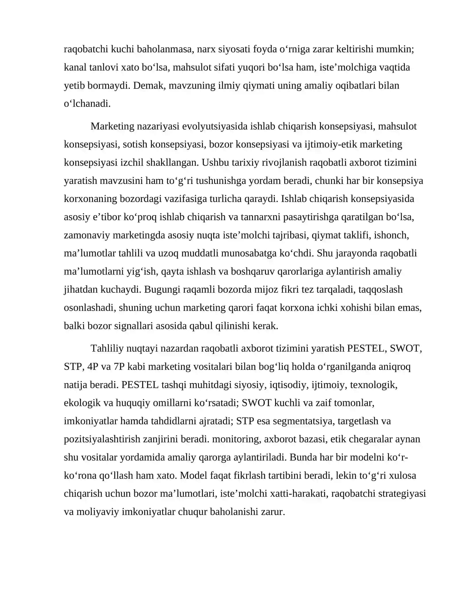 Raqobatli axborot tizimini yaratish 3
