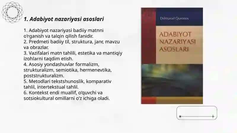 Adabiyot nazariyasi 3