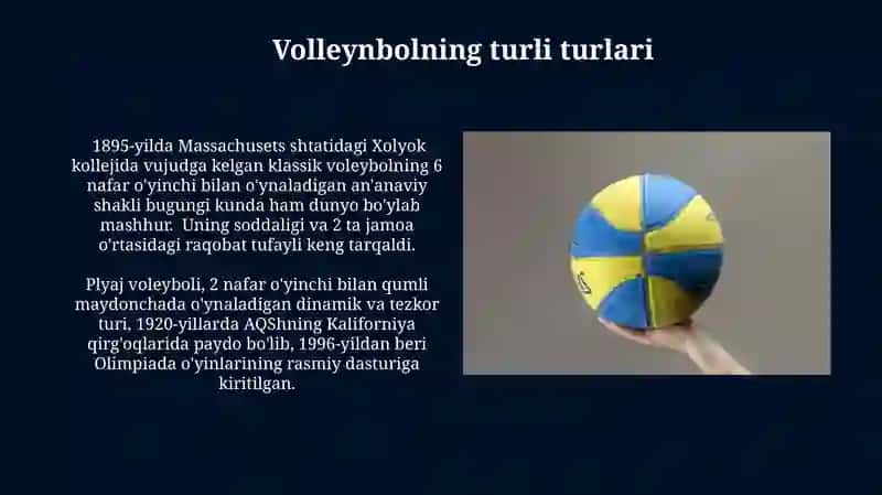 Valebol tarixi va uning kelib chiqishi 3