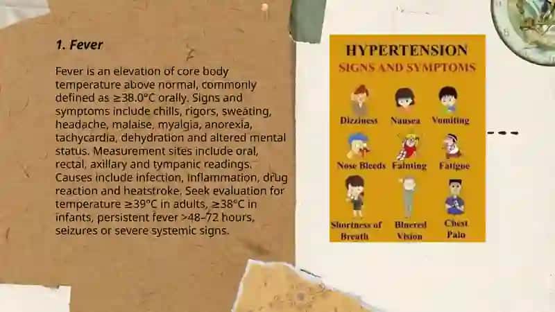 Constitutional symptoms (fever, fatigue, weight loss) 3